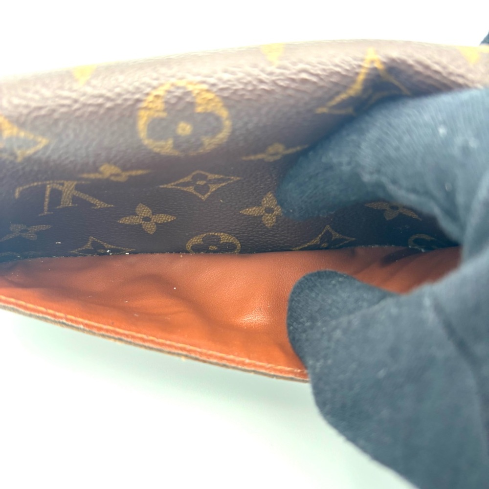 Louis Vuitton Brown Monogram Leather Wallet - Picture 5 of 12